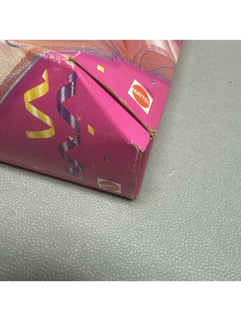 Vintage 1995 Mattel Happy Birthday African American Barbie Doll Damaged Box NRFB